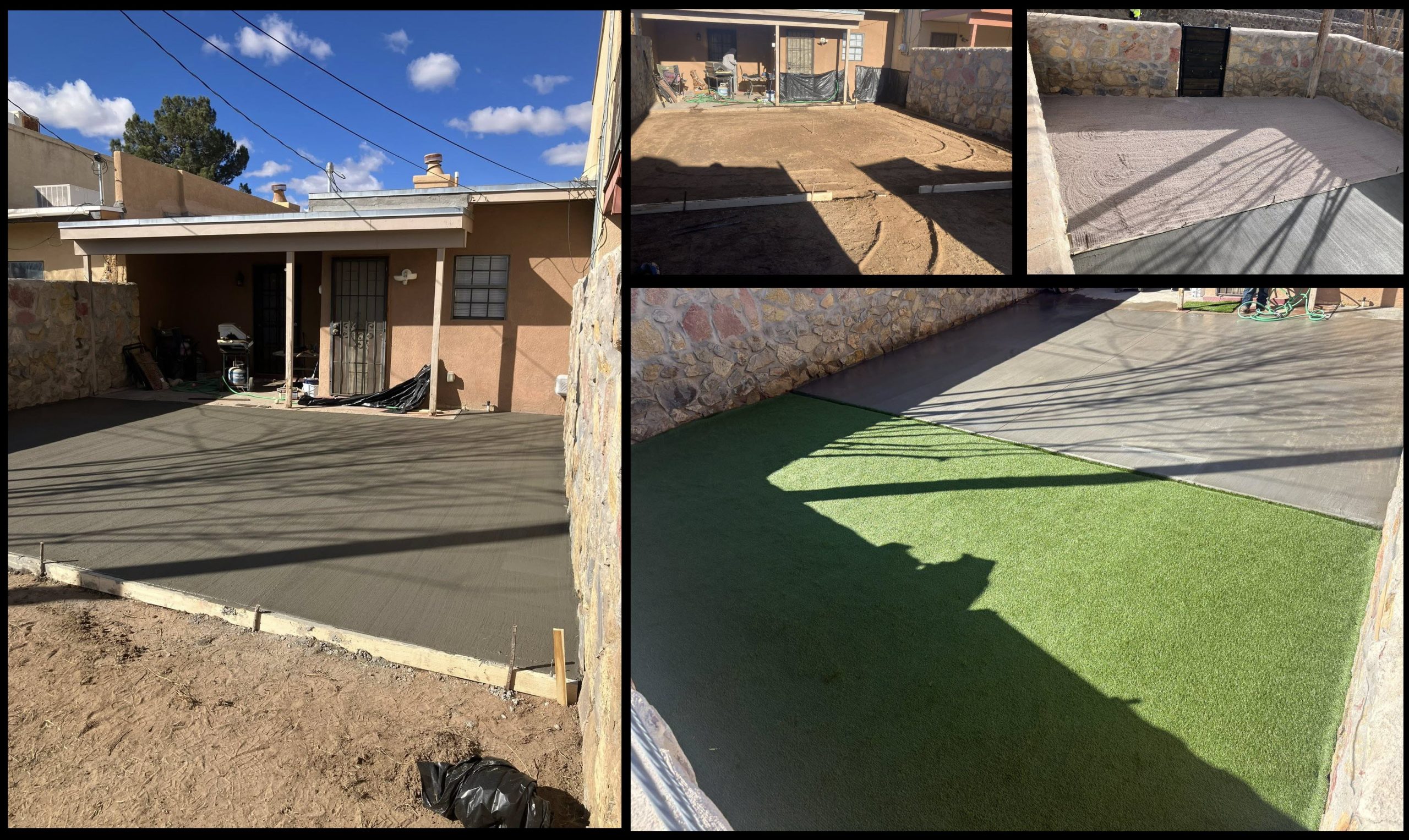 CONCRETE PAD AND TURF JOB ii CONCRETE PAD AND TURF JOB ii scaled